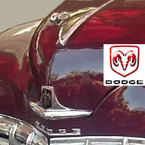 old Dodge maroon with logo